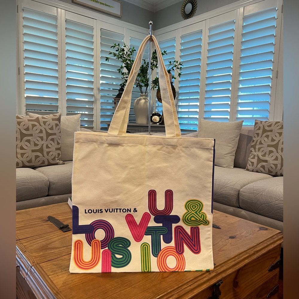 Louis Vuitton Multicolor Canvas Tote NEW - Picture 7 of 16